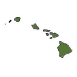 Map of Hawaii, United States