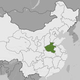Map of Henan, China