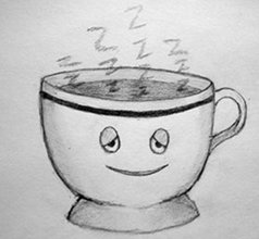 Sketch of a Sleepy Teacup
