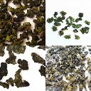 Collage of Four Green Oolongs