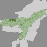Map of Baksa, Assam, India