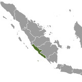 Map of Bengkulu, Indonesia