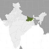 Map of Bihar, India