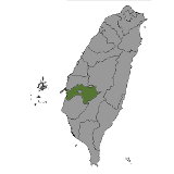 Map of Chiayi (County), Taiwan