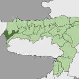 Map of Dhubri, Assam, India