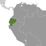 Map of Ecuador