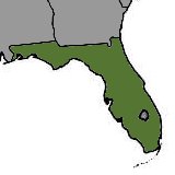 Map of Florida, United States