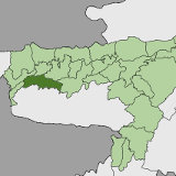Map of Goalpara, Assam, India