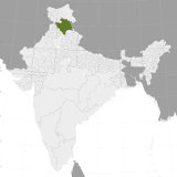 Map of Himachal Pradesh, India