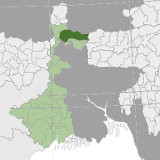 Map of Jalpaiguri, India