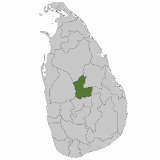 Map of Matale,  Sri Lanka (Dimbula)
