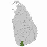 Map of Matara, Sri Lanka