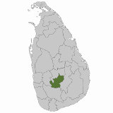 Map of Nuwara Eliya, Sri Lanka