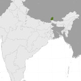 Map of Sikkim, India