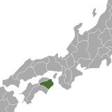 Map of Tokushima, Japan