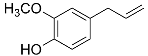 Molecular diagram of Eugenol