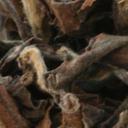 Large, dark, fuzzy tea leaves
