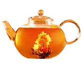 Blooming tea in a Tea Pot