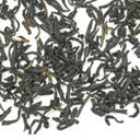 Dry black tea leaves