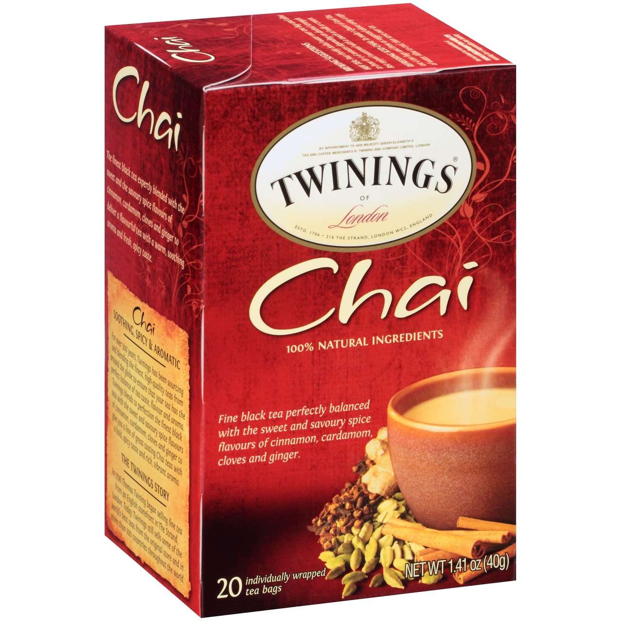 Chai formerly Indian Spiced Chai Twinings Ratings Reviews RateTea