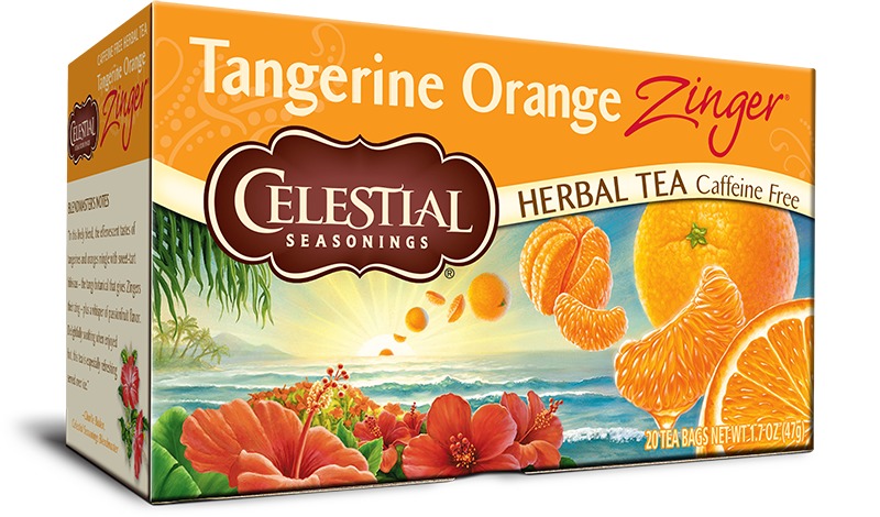 Tangerine Orange Zinger Herbal Tea - Celestial Seasonings