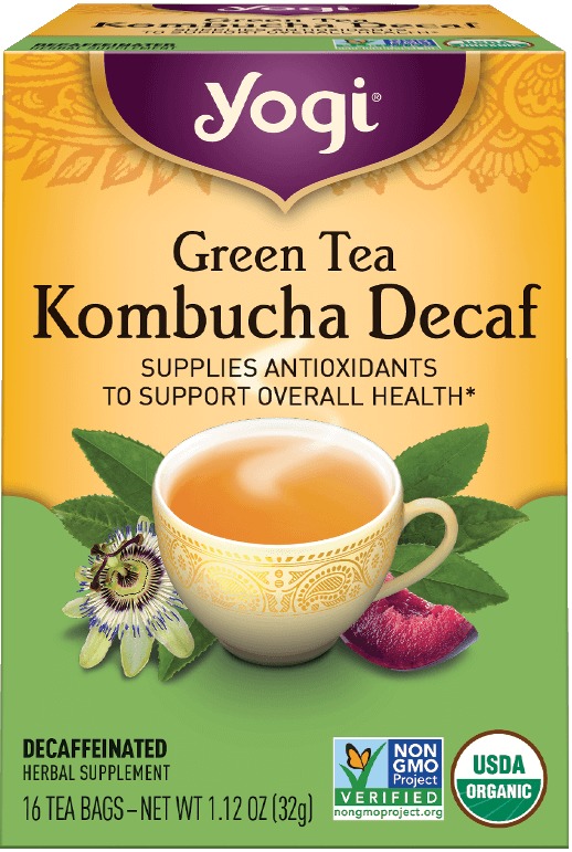 Green Tea Kombucha Decaf Yogi Tea Ratings & Reviews RateTea